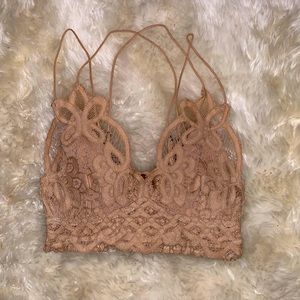 Free People nude bralet